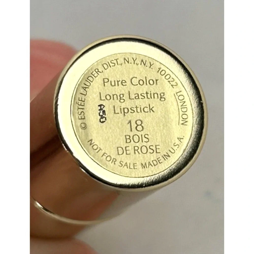 Estee Lauder Pure Color Long Lasting Lipstick Bois De Rose Creme #18 Rare